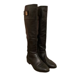Michael Kors Leather Knee High Boots Size …